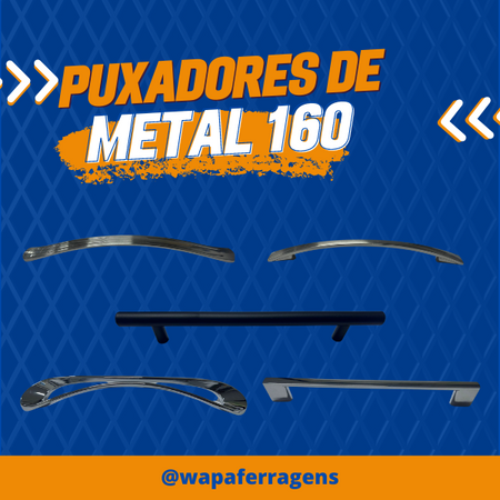 Puxador de metal (160)