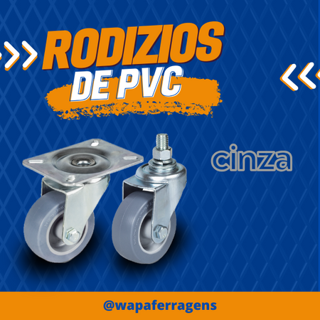 Rodízios de PVC