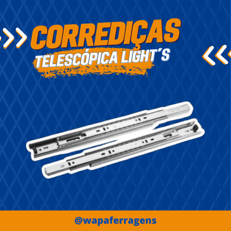 Corrediça Telescópica Light